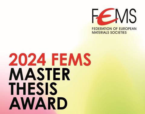 2024 FEMS Master Thesis Award takes place at FEMS Junior EUROMAT in Manchester, UK